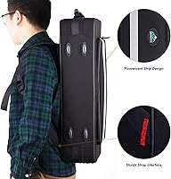 Vista 6 de EASTROCK Saxofón Alto Azul Oscuro/Dorado Mi Bemol Kit Completo para Estudiantes Principiantes con Estuche de Transporte, Boquilla, Almohadillas