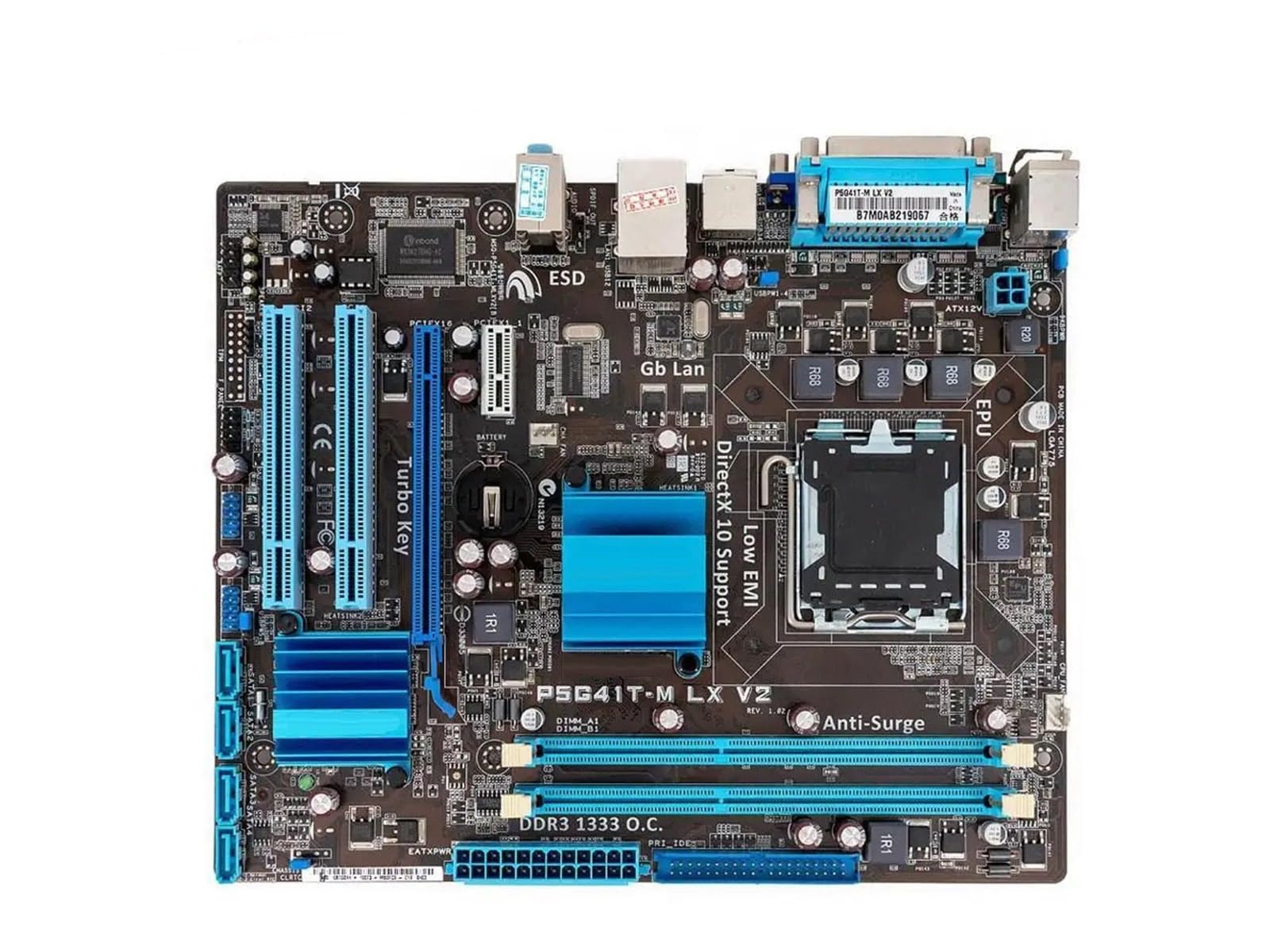 scheda madre Fit For ASUS P5G41T-M-LX V2 | Scheda madre G41 LGA 775 Micro ATX VGA DDR3 1333 8GB SATA2 IDE USB2.0
