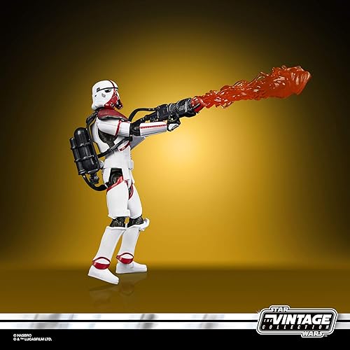 Miniatura 6 de Star Wars Hasbro The Vintage Collection Incinerator Trooper, figura de acción The Mandalorian de 3.7 in de alto, juguete para niños a partir de 4