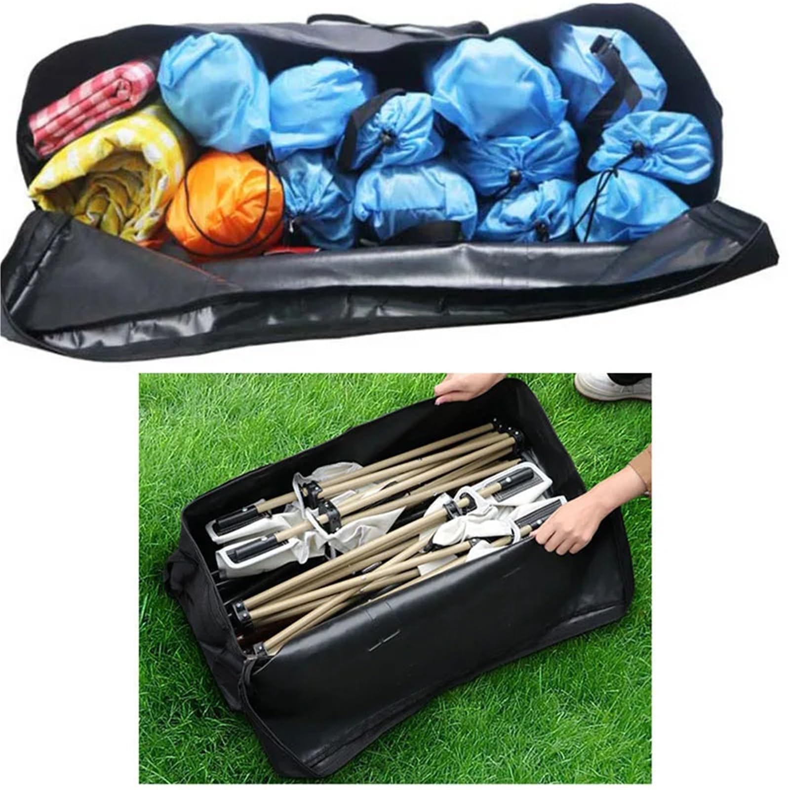 Borsa portaoggetti for attrezzatura da campeggio Viaggi all'aperto for uomo Donna Zaino viaggio Borsone Borse trekking grandi impermeabili Per Cuscini(Coffee,M)