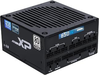 SAMA XP850 850W Platinum ATX 3.0 PCIe 5.0 Fully Modular Power Supply Black