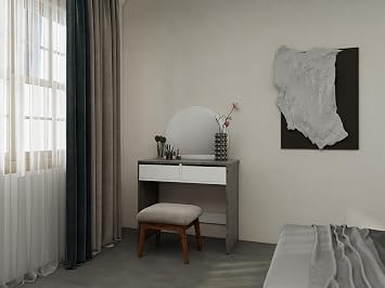 Huzur Makyaj Masası Hanoi-Beyaz