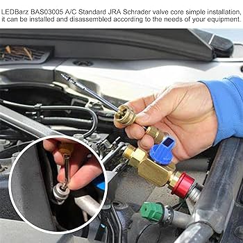 Amazon.com: LEDBarz 10 Pack Standard JRA A/C Schrader Valve