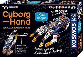 KOSMOS 617134 Cyborg Hand - Hydraulically Controlled XXL Robot Hand, Adjustable Size, Suitable for Left-Handed Users, Expe...