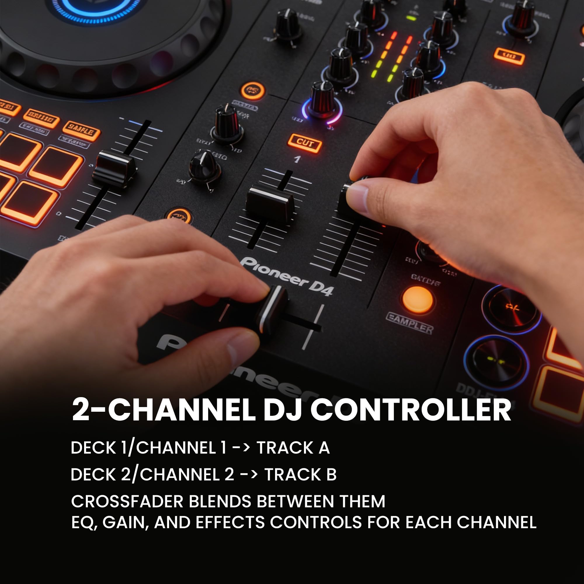Amazon.com: Pioneer DJ DDJ-FLX4 2-Channel DJ Controller - Black