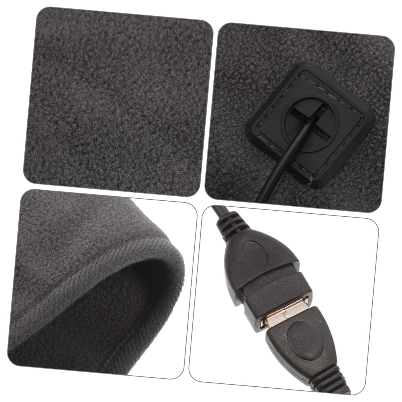 Toyvian Tapis Chauffant USB pour Chats et Chiens, Réglable, Polyester