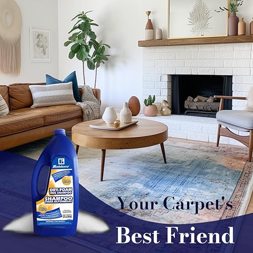 Miniatura 2 de Koblenz 20-0529-6 Champú para alfombras de espuma seca, 32 onzas, color blanco