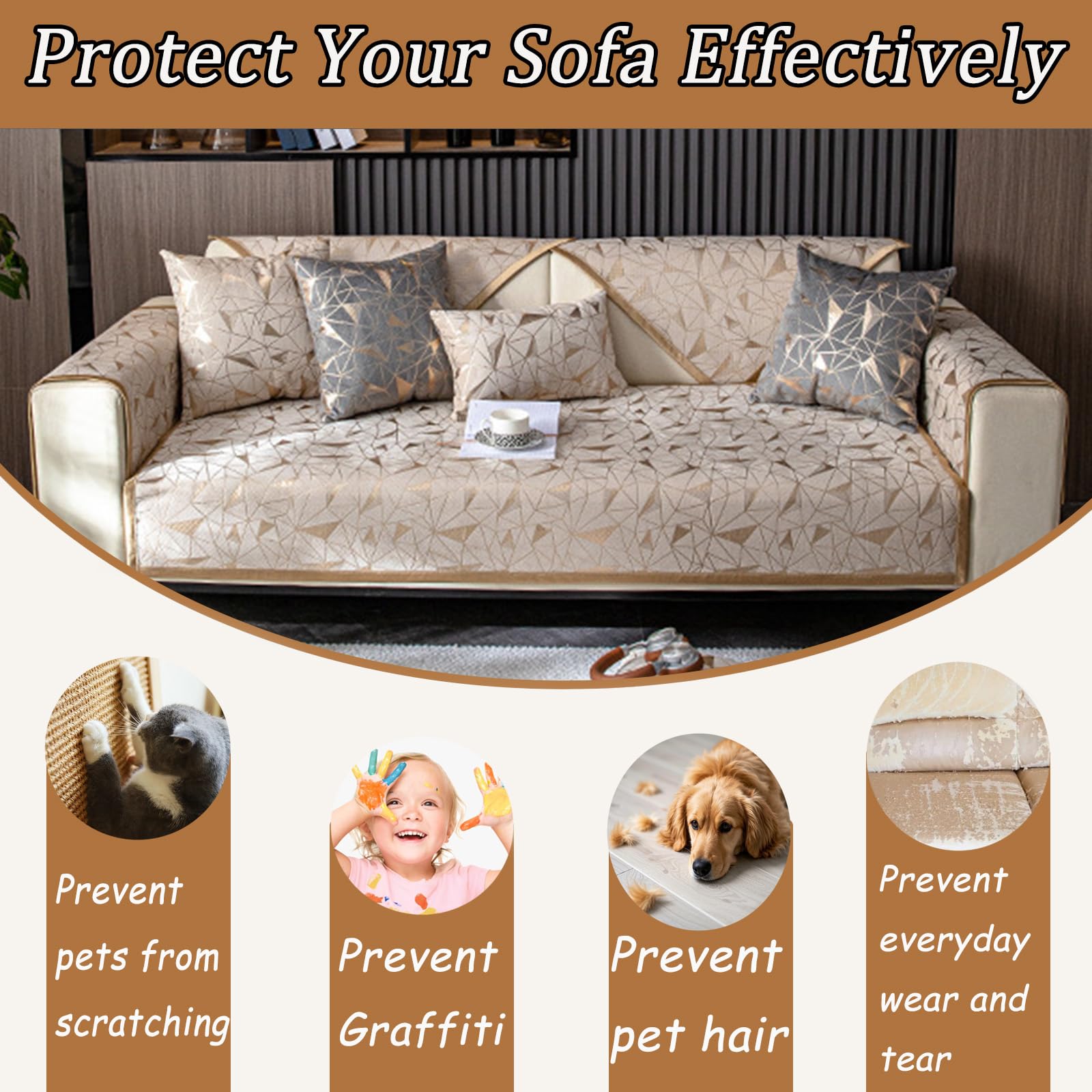 Chenille-Sofabezug, Rutschfester, luxuriöser Universal-Sofahusse für Ecksofa, 3-Sitzer-Couch, Liebe-Sitz, Relaxsessel mit Armlehnen- und Rückenlehnenbezug Gray 90x160cm/35.43x62.99in