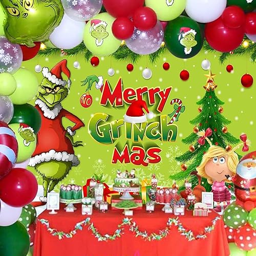 Miniatura 6 de Decoraciones de Navidad para fiesta de Navidad, decoraciones navideñas, telón de fondo de decoración de Navidad de 5 x 3 pies para suministros de