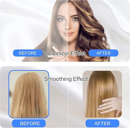 Miniatura 6 de Dan Technology Cepillo secador de pelo, cepillo secador de pelo, cepillo de soplado de aire caliente, 120 V, 3 velocidades, forma ovalada,