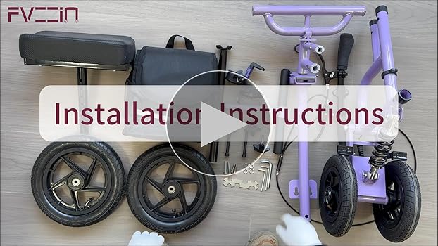 Amazon.com: Fvzzin All Terrain Knee Scooter for Adults