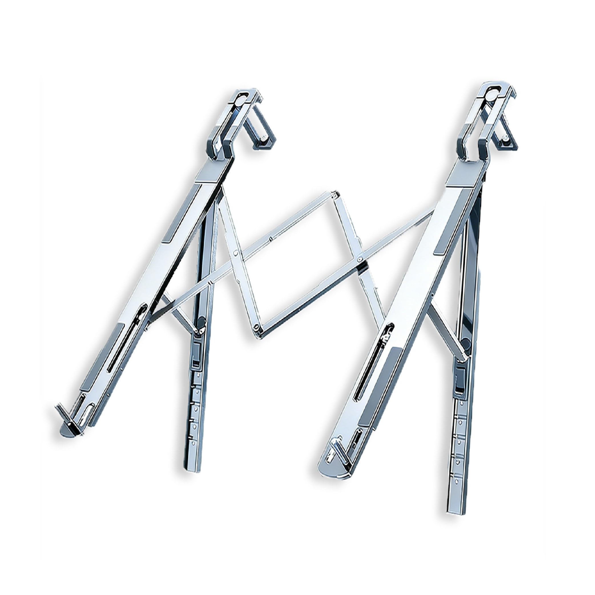 Supporto per Volante Pieghevole per Bentley Bentayga Hybrid Speed W12 2016-2024, volante, regolabile in altezza struttura Supporto per laptop in alluminio,A-Silver