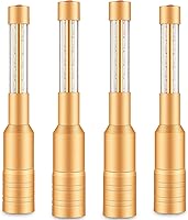 Vista 8 de Lewtemi 4 piezas de luces de botella para niña, luces estroboscópicas de servicio de botella de batón, recargables, champán, bengalas de mano