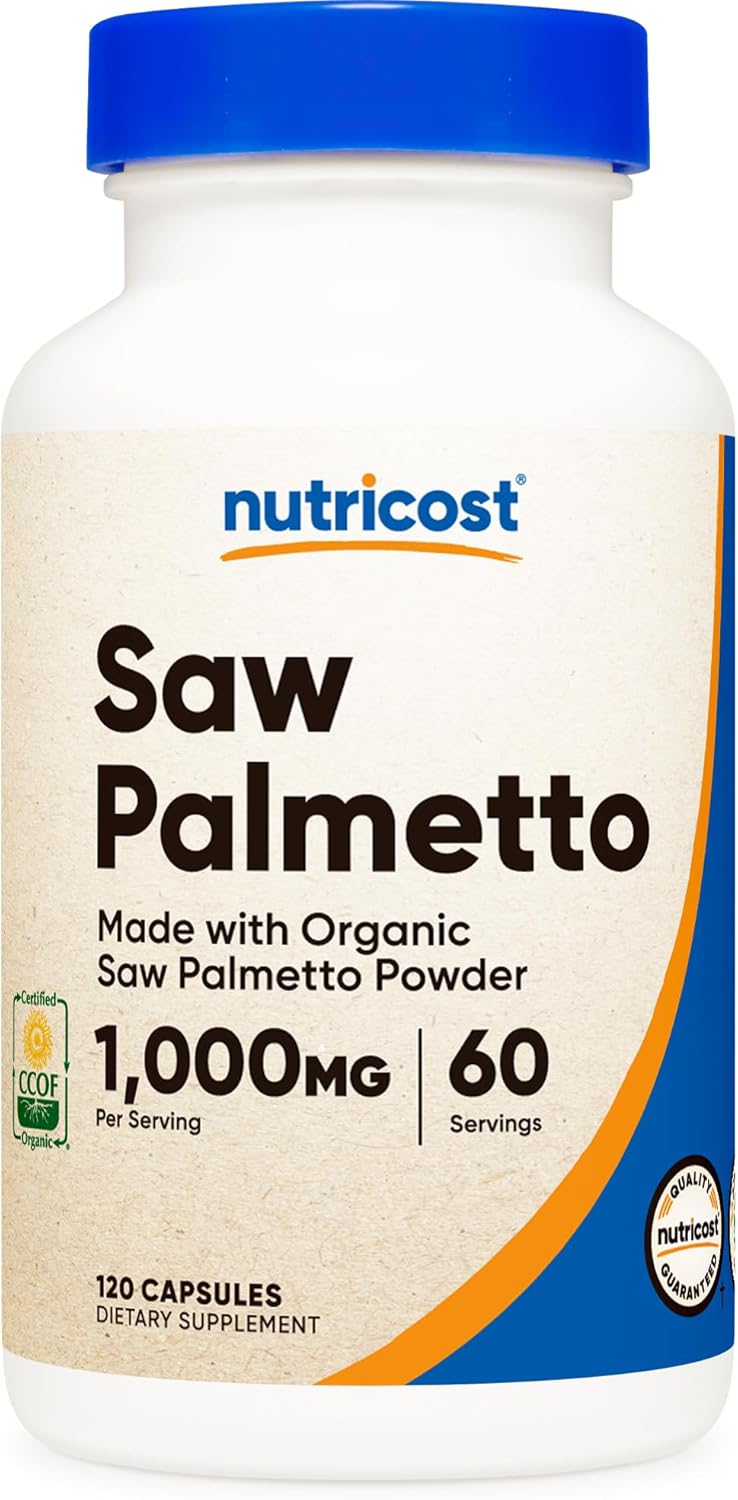 Nutricost Saw Palmetto 1000mg, 120 Capsules CCOF