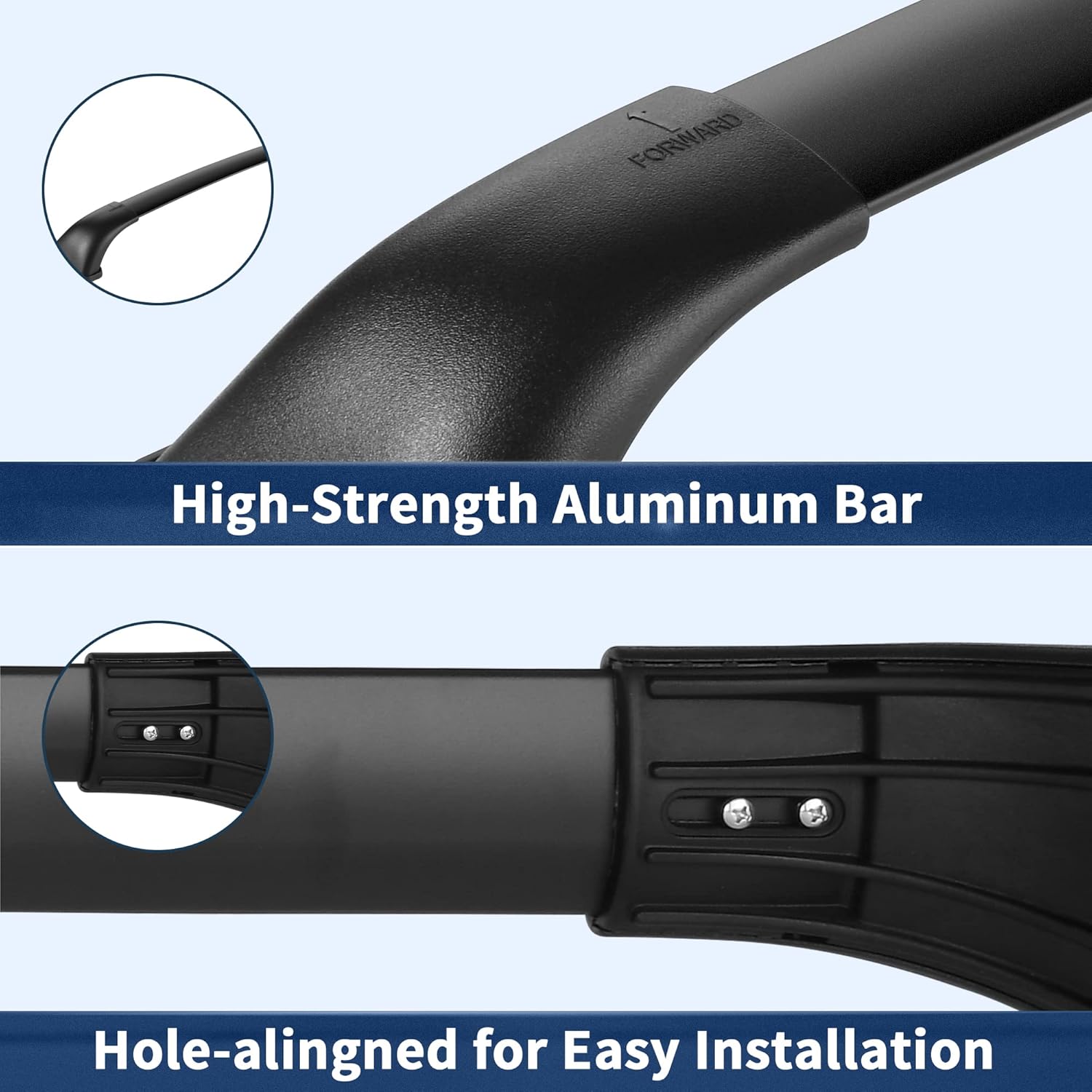 YITAMOTOR Roof Rack Cargo Bars for 2014-2019 Toyota Highlander XLE/Limited/Hybrid Limited/Hybrid XLE/SE, Black, Aluminum, 150Lbs Max Load