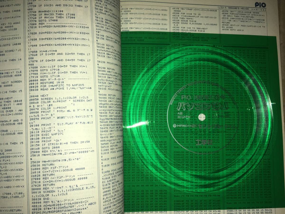 Amazon.co.jp: 工学社 PIO ピオ 1985年12月号 MZ700ゼラートル MZ80B