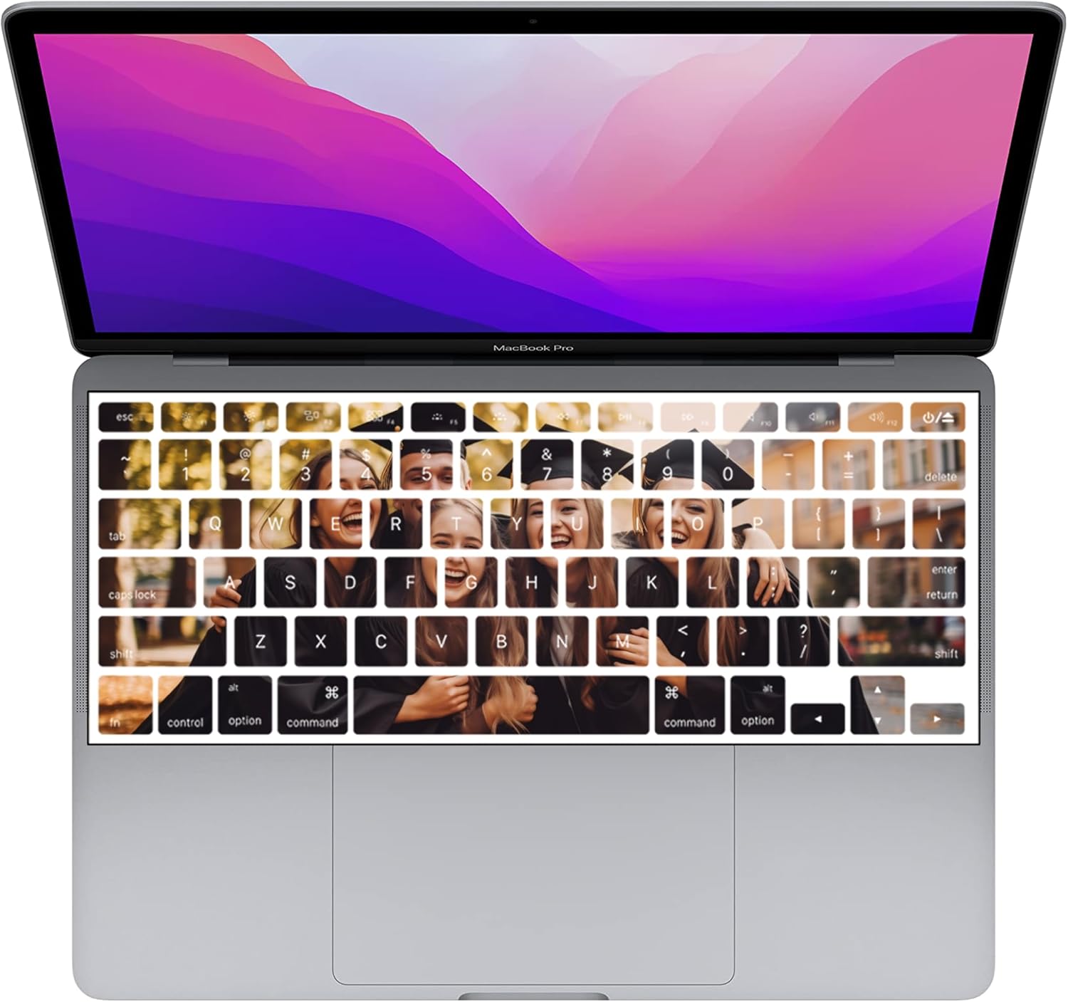 Personalized Custom Photos Laptop Case for Clear MacBook Pro 16 inch Case 2025 2024 2023 2022 2021 M4 M3 M2 M1 A3403 A3186 A2991 A2780 A2485 with Keyboard Cover