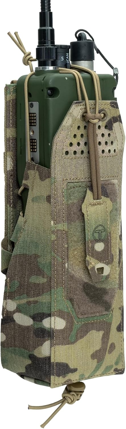 Tactical Universal Radio Holster Military Heavy Duty Holder Case For Two Way Walkie Talkie For MPU5 PRC148/152 (Camo)