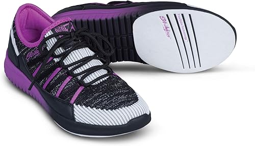 KR Strikeforce Zapatos de boliche Nova Lite para mujer, color cenizarosa