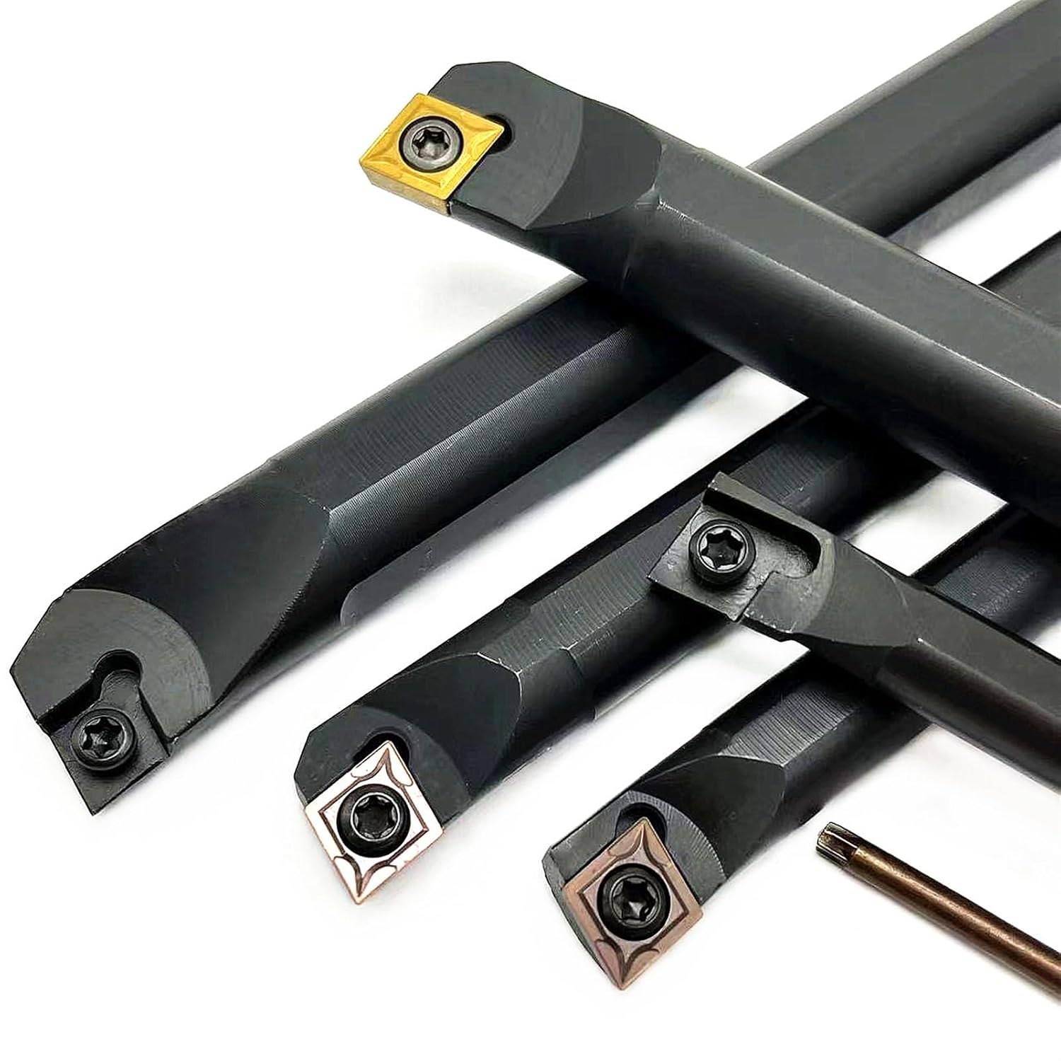 1pcs S10K SCLCR09 S12M S14N S16Q S18Q SCLCR09 S20R SCLCR09 Metal Lathe Tool Internal Turning Boring Bar 95 Degree Indexable Lathe Turning Tool + 10pcs CCMT09T304 Turning Inserts(S10K SCLCR09,CCMT09T30