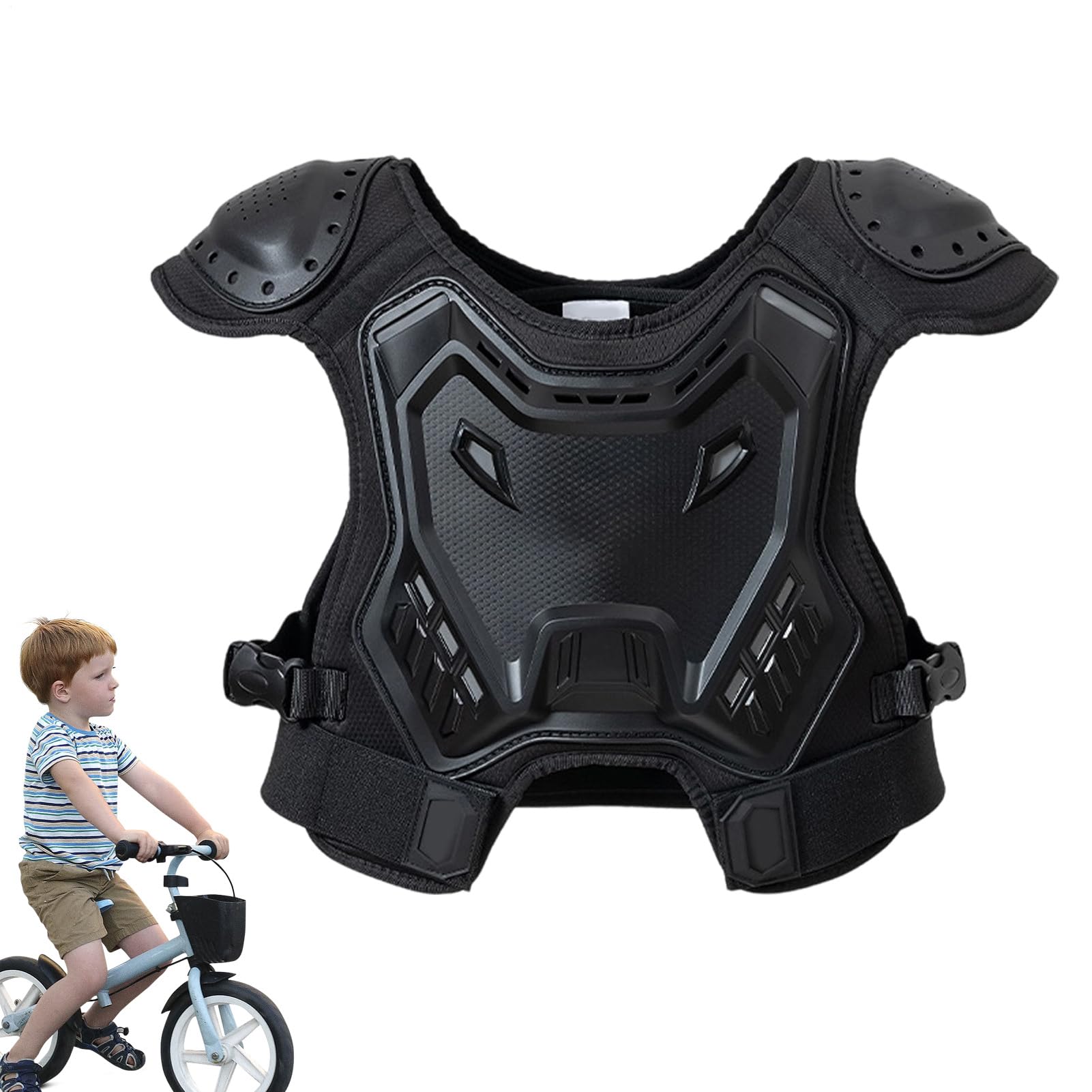 Wyposażenie motocykla dla dzieci | Ochrona klatki piersiowej | Ochraniacz klatki piersiowej dla dzieci Motocross, na deskorolkę, snowboard, motocross, motocykl terenowy i skuter śnieżny