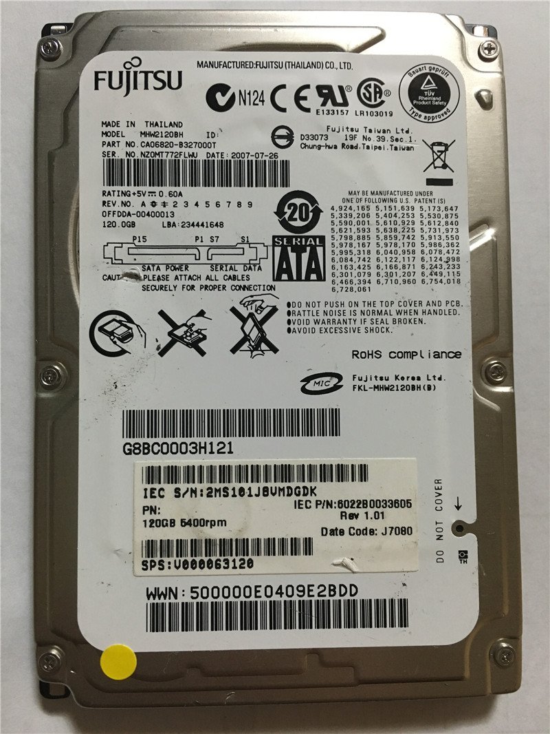 Amazon | 富士通 FUJITSU()MHW2120BH (120GB S-ATA) 2.5インチ内蔵用