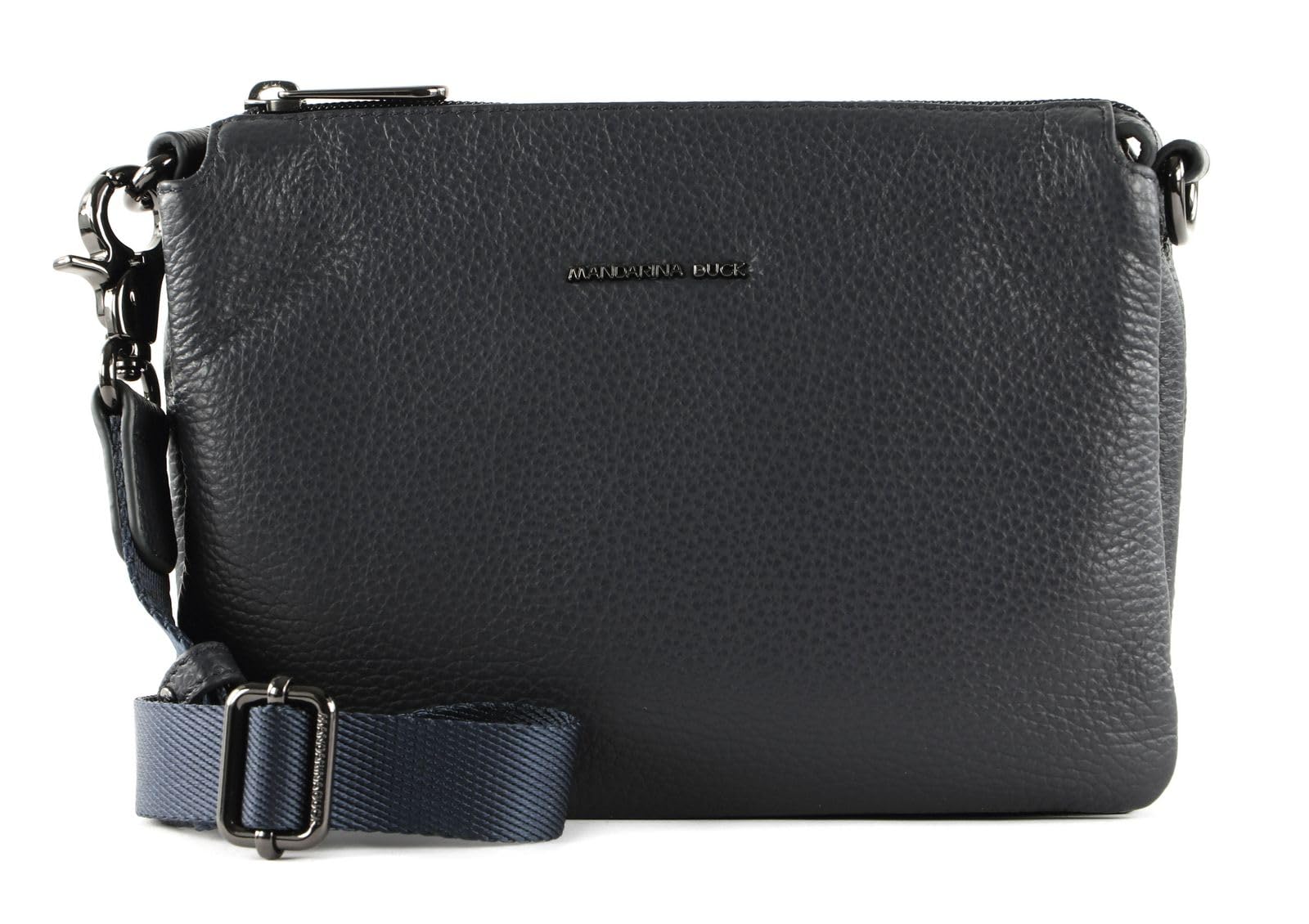 Mandarina Duck Women's Mellow Leather Clutch Bag, Dress Blue28, Taglia Unica