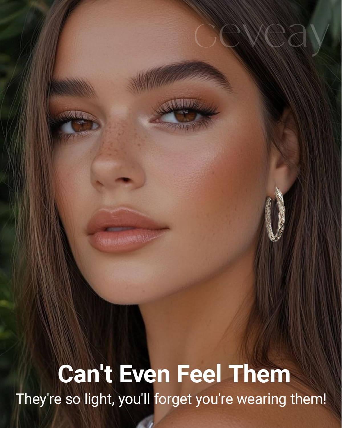 925 Sterling Silver Post Hoop Earrings Lightweight Twisted Hoop Earrings for Women ... - Image 2