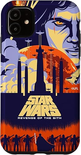 iPhone 11 Star Wars Revenge of the Sith Illustrated Movie Poster Case