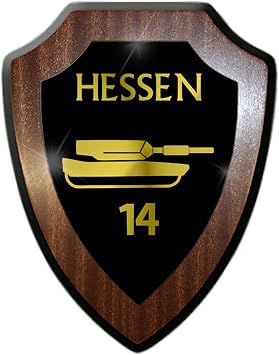 #32135 Coat of Arms Shield PzB 14 Hesse German Army Austria Panzer Catfish Tank