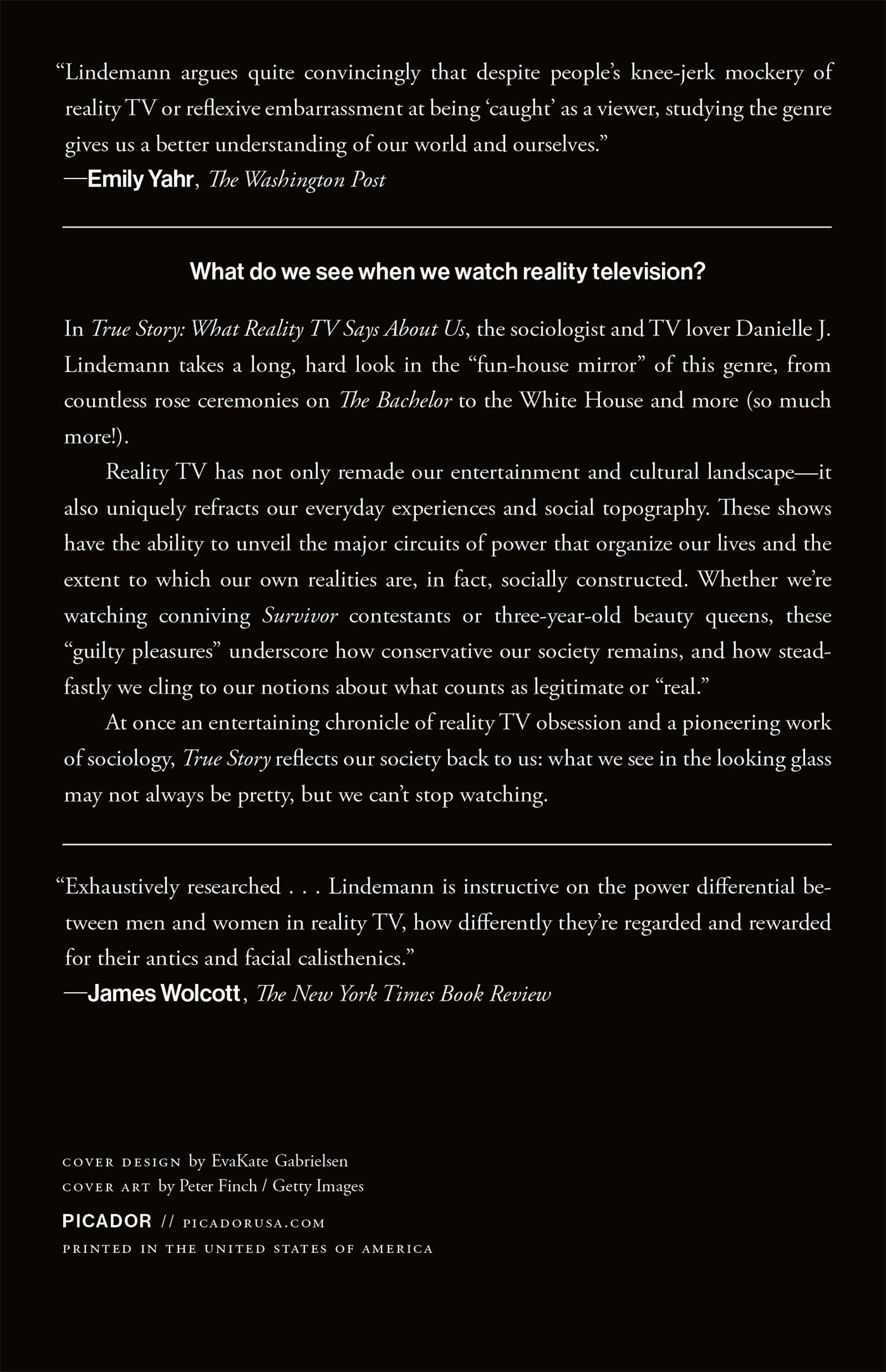 True Story: What Reality TV Says about Us