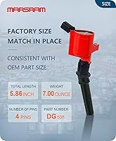 Vista 5 de Marsram Paquete de bobinas de encendido DG508 para Ford F150 F150 F250 E150 E350 Lincol, 2000, 2001, 2002, 2003, 2004, 2005, 2006, 2007, 2008, 2009