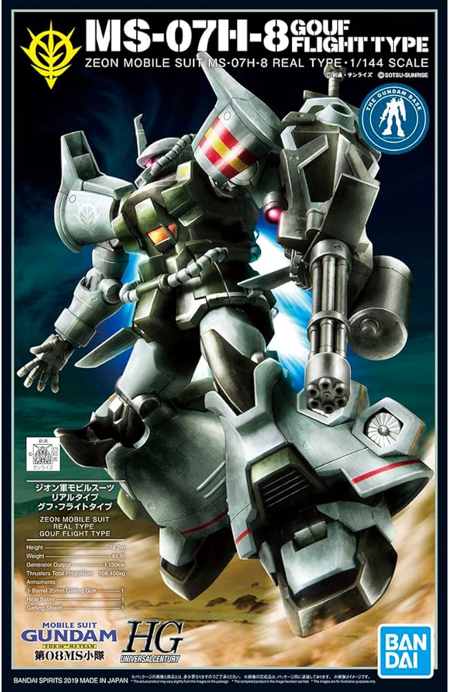 第08ms小隊　ガンプラ hg グフフライトタイプ 未組立 箱傷み有 Amazon | BANDAI SPIRITS 機動戦士ガンダム 第08MS小隊 HG 1/144