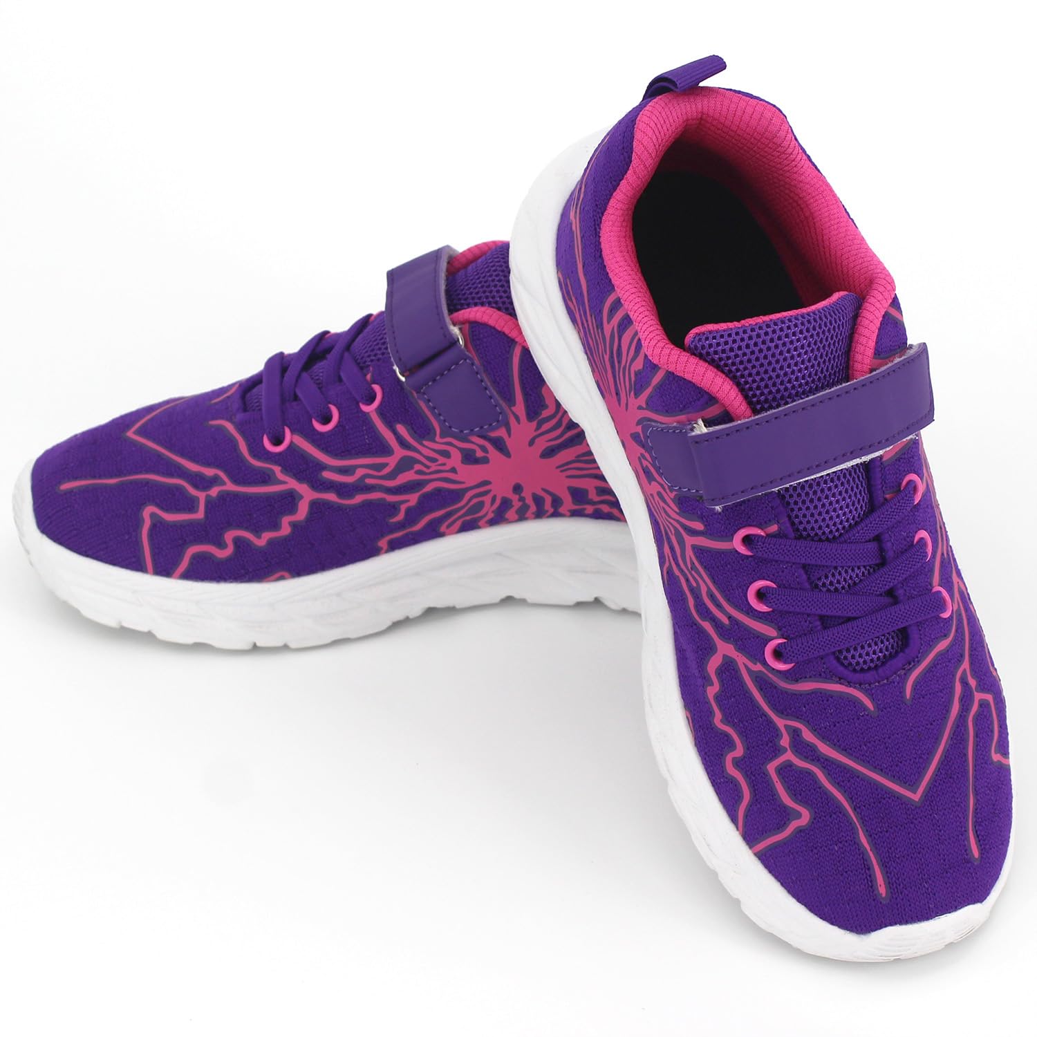 Baskets Fille Léger Respirant Sneakers Sport Antidérapant Chaussures de Course pour Extérieur et Intérieur 28-39EU