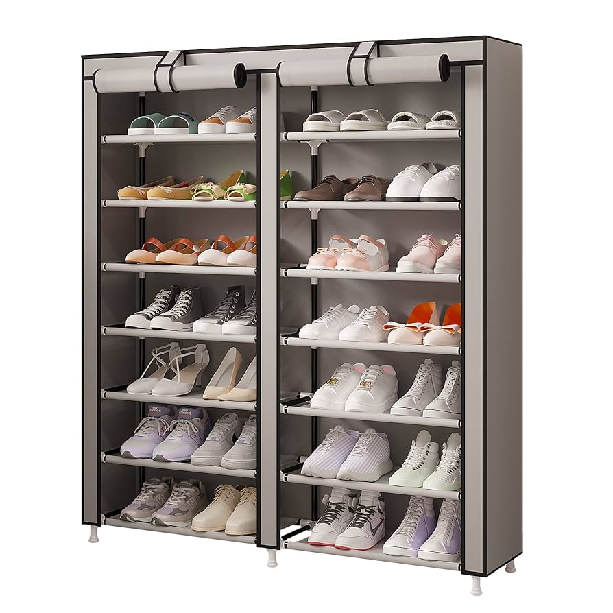 3点セットNEIGHBORHOOD CI/P SNEAKER STORAGE 2 Amazon.com: MOYIPIN Shoe Rack Storage Organizer, Double Row