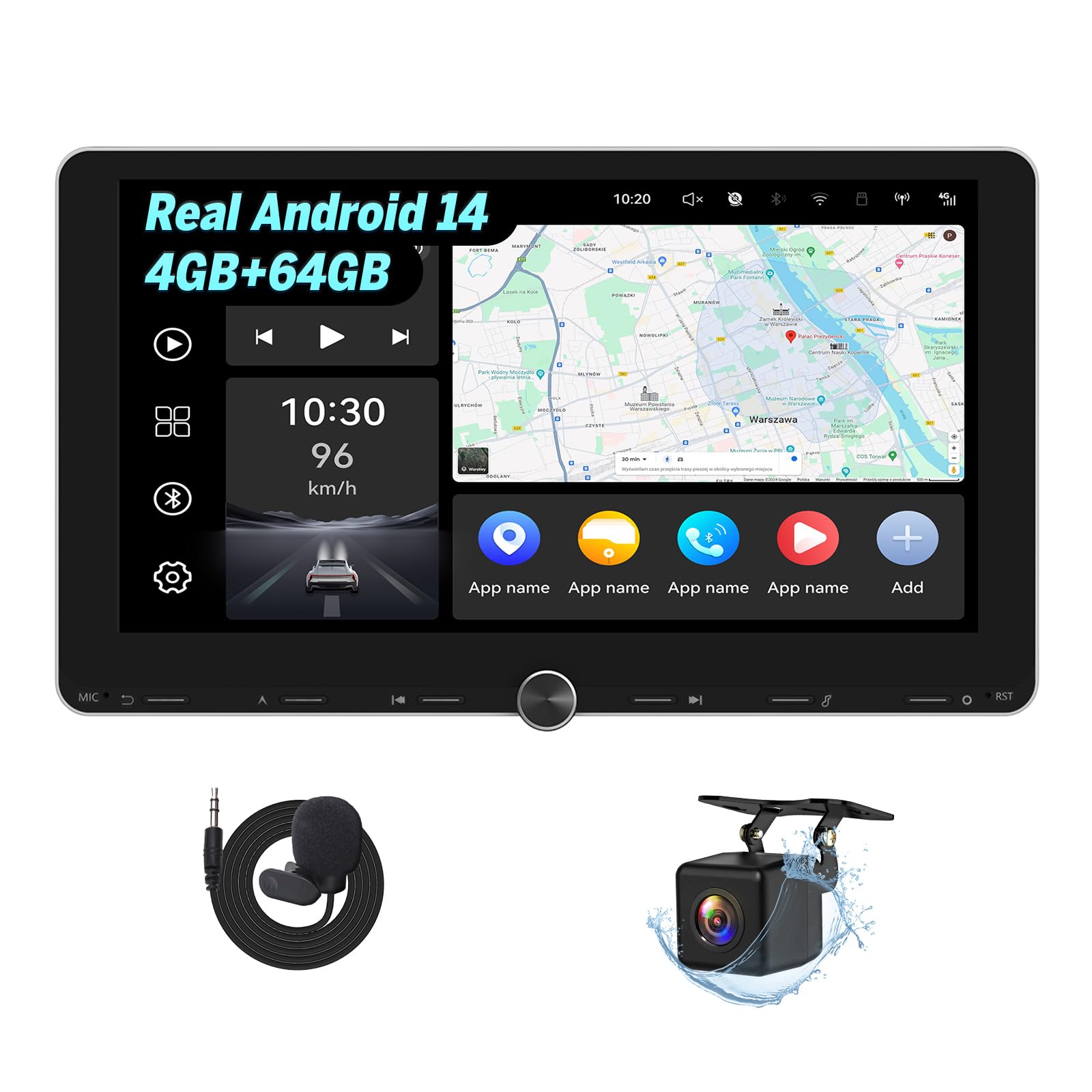 Amazon.co.jp: Eonon Android 14 Double Din カーステレオ 有線