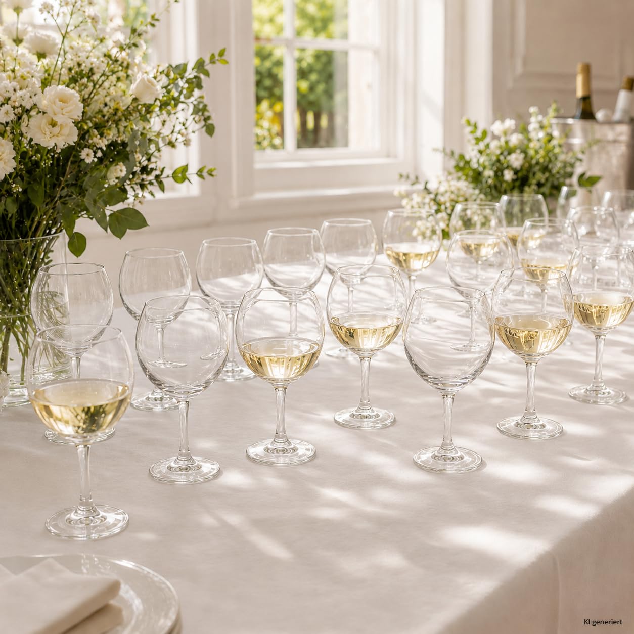 MamboCat 120er Set Ballon Weingläser 190ml Weinkelch klassisch Rotweinglas | klares Glas, für mehrere Personen, Rotwein, Weißwein, Rosé & Dessertwein, Wasserglas für Bar, Restaurant & Gastronomie, 19cl