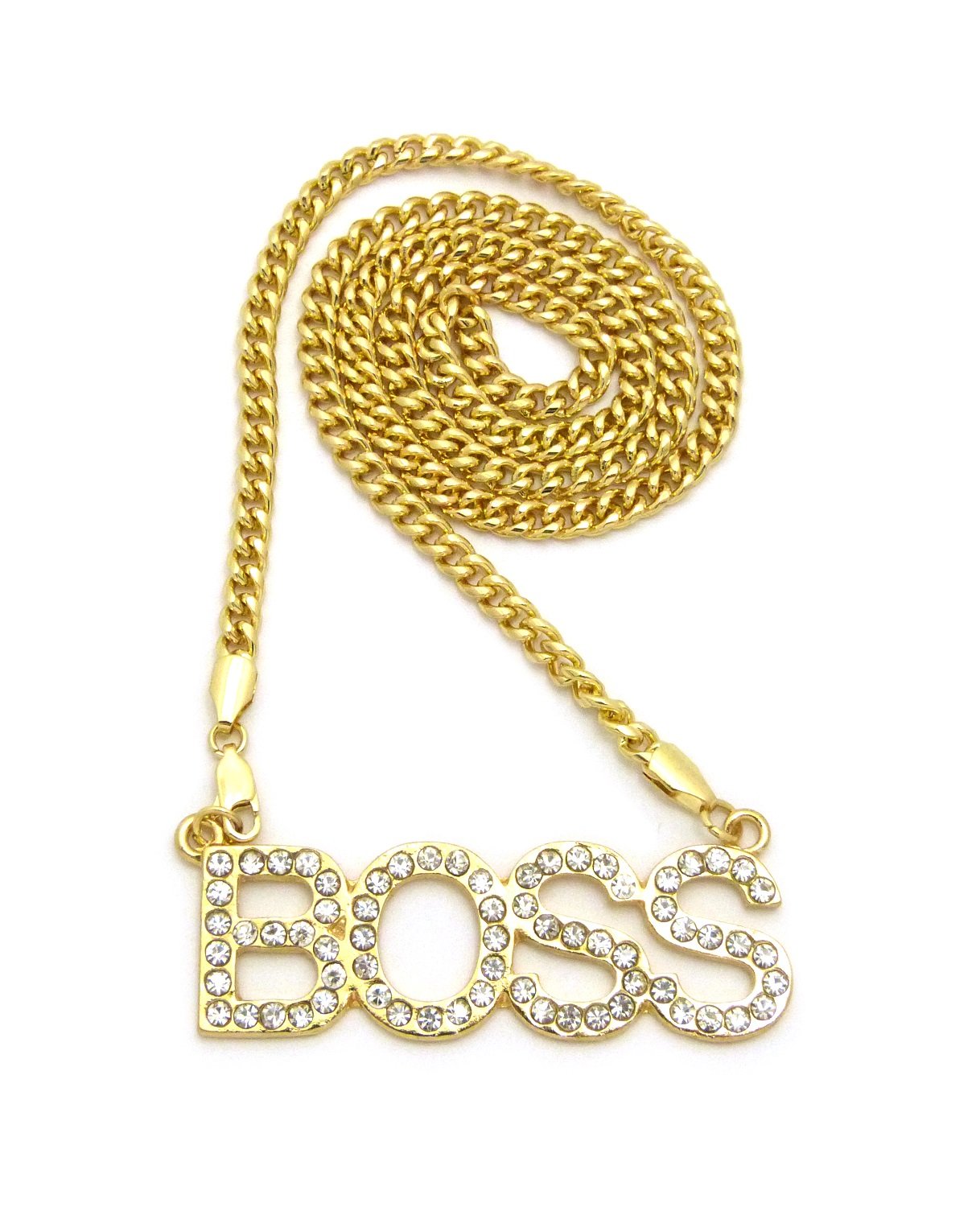 Buy Fashion 21 Hip Hop Iced Out BOSS 