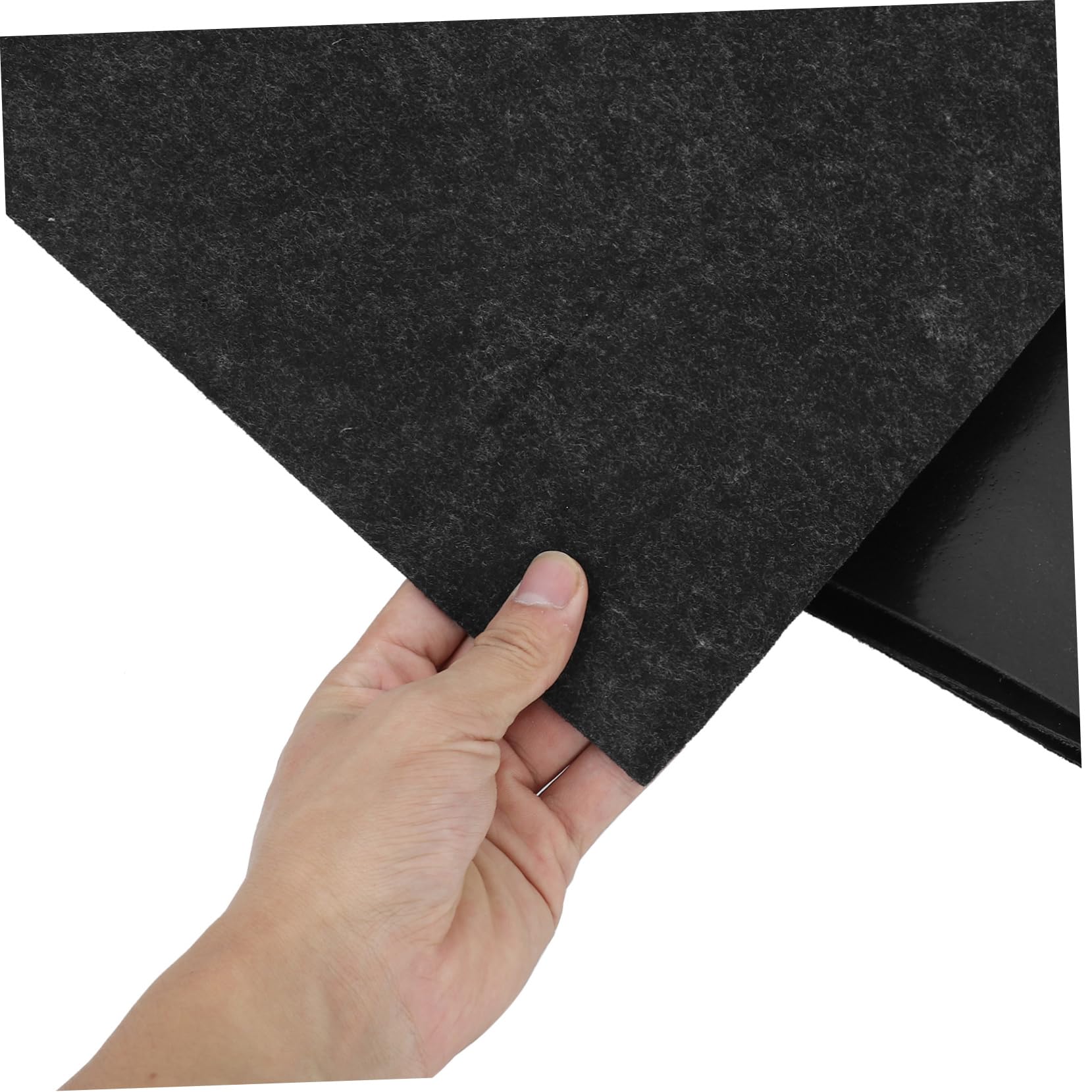 Toddmomy Tapis de Spa Gonflable Carré 1 Pièce en Feutre PE Noir