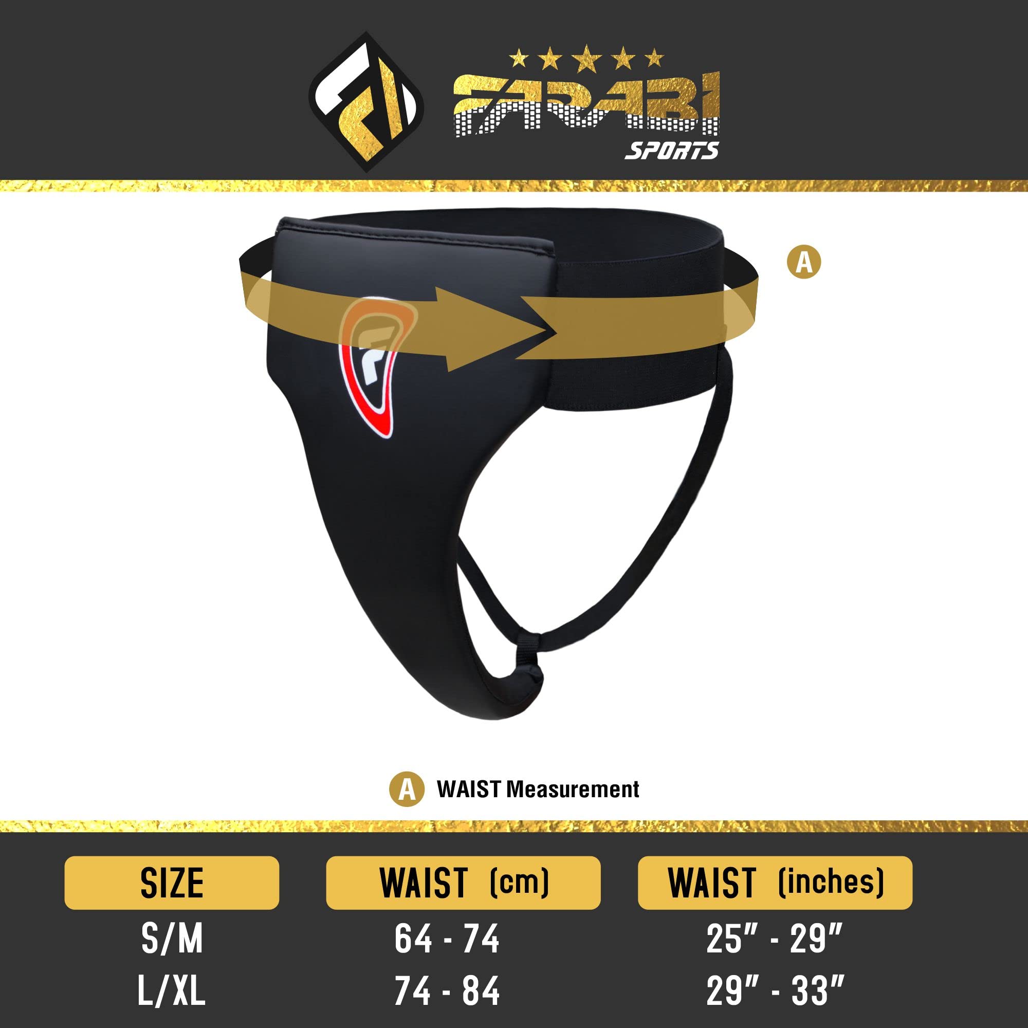 Farabi Sports Groin Guard Protector for Women Kick Boxing MMA