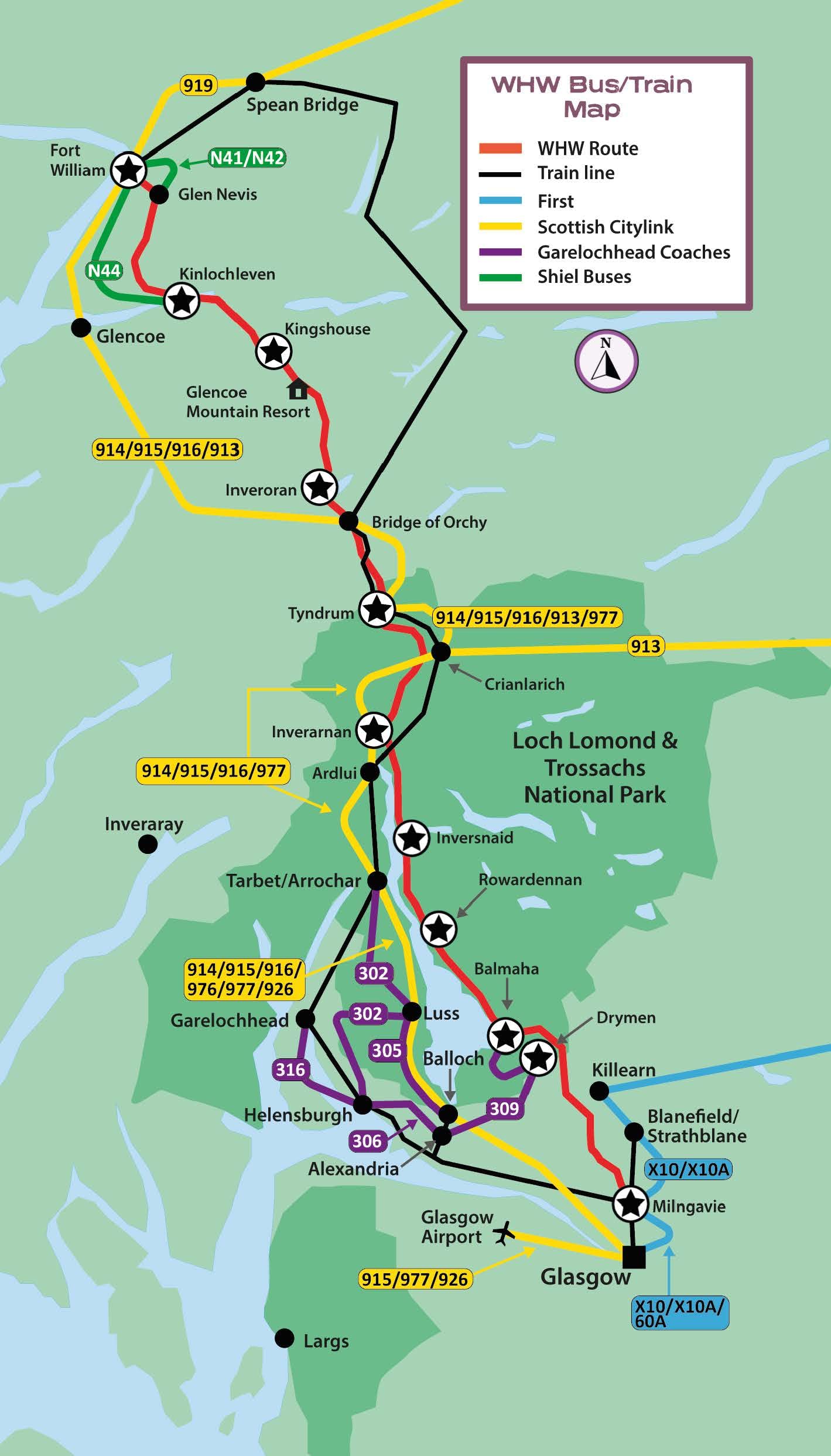 Trekking the West Highland Way: Two-Way Trekking Guide: 1