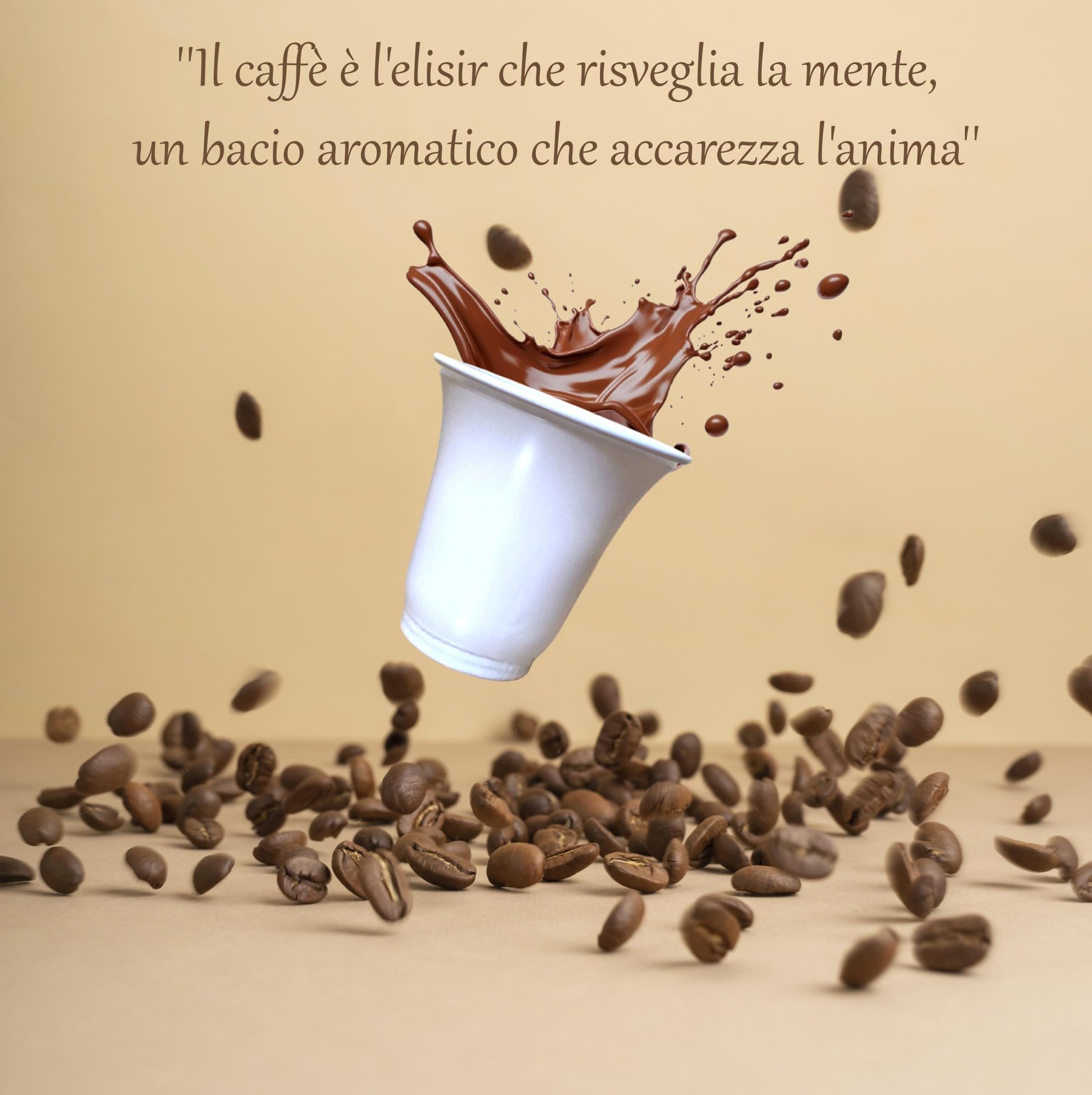Hermes Shop - 1000 Bicchierini da Caffè Bianchi in Plastica Dura 80cc per Espresso - made in italy