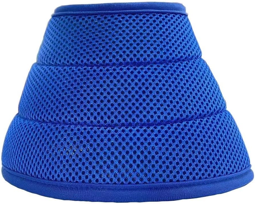 Soft Dog Cone for After Surgery - Ventilated No Lick Collar, Adjustable Comfy Cone to Stop Licking, Small Dog Recovery E-Collar Alternative to Elizabethan Collar (11.8-13.7 inch Neck)