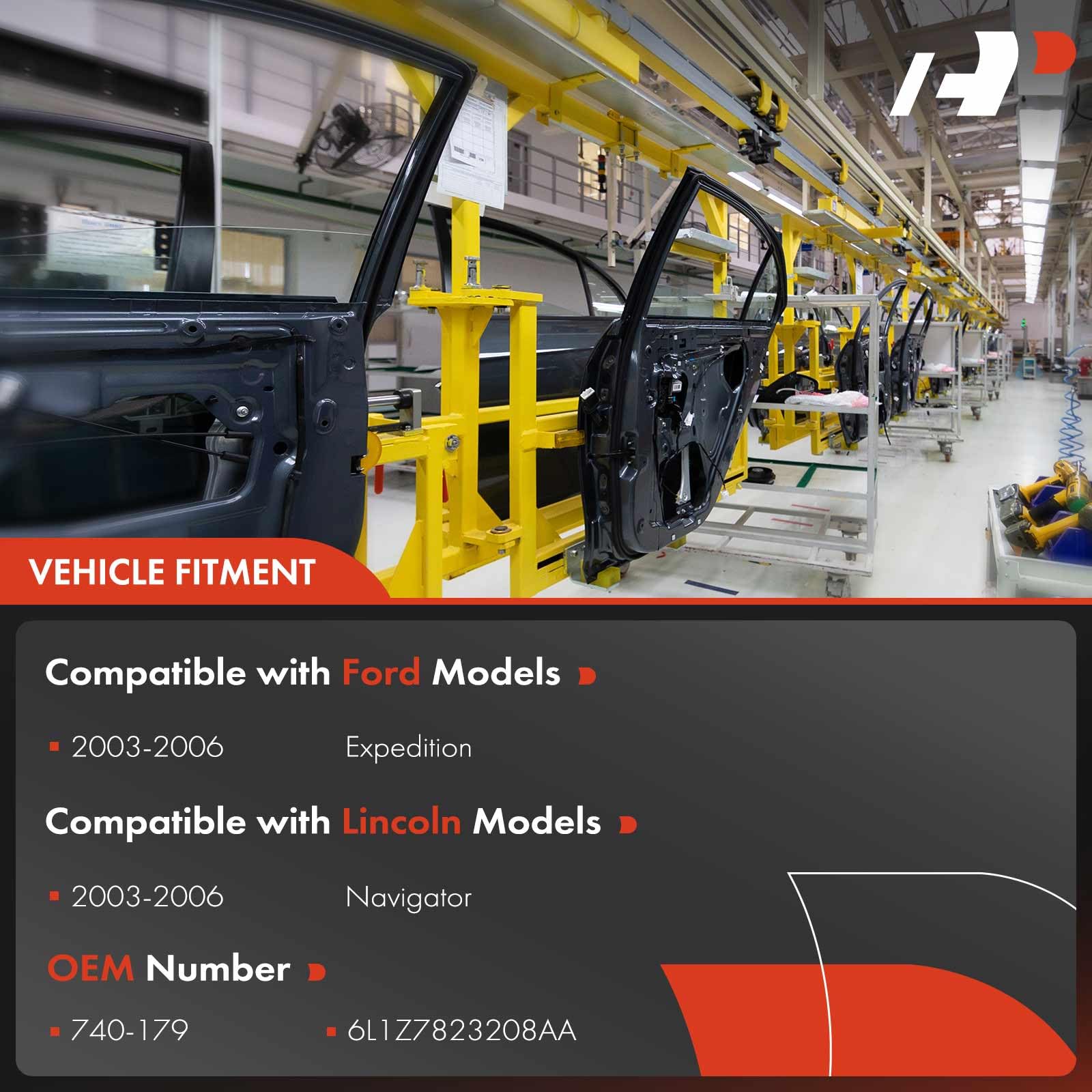 1 Pieza Regulador De Ventana Automotriz Delantero Izquierdo Con Motor