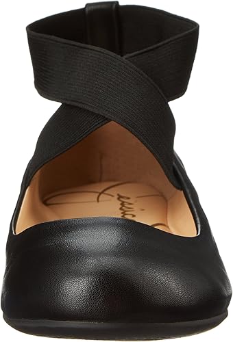 Miniatura 2 de Jessica Simpson Mandayss Women's Pull-On Criss-Cross Ankle Ballet Flats Shoes