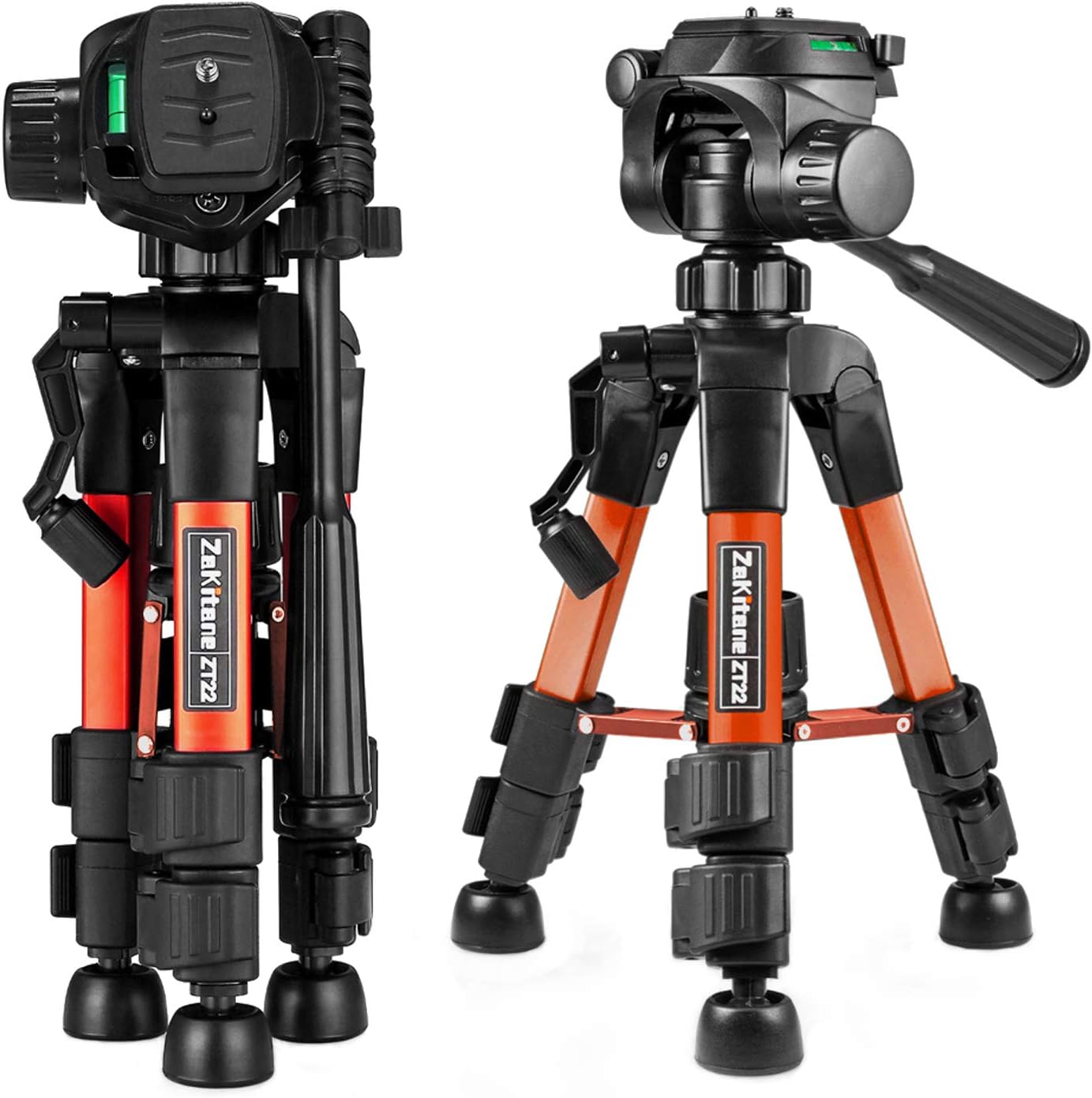 Mini Portable Travel Tripod, 30cm/12in Lightweight Compact Aluminum Alloy ABS Tabletop Vlogging Small Tripod with 5kg Load 3-Way Swivel Pan Tilt Head / Mobile Phone Holder for DSLR Camera