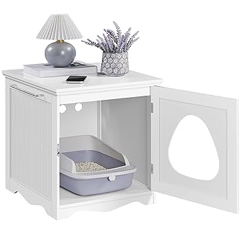 キティ ミニキャビネットHLBLQB2 Amazon.com: Yaheetech Cat Litter Box Enclosure, Litter