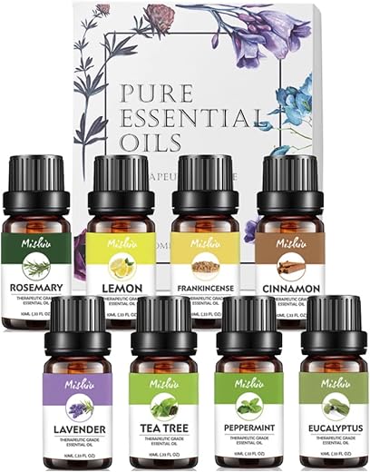 ピュア エッセンシャルオイル Bセット １００％ピュア 精油 １０ｍｌ×８本入 アロマオイル セット