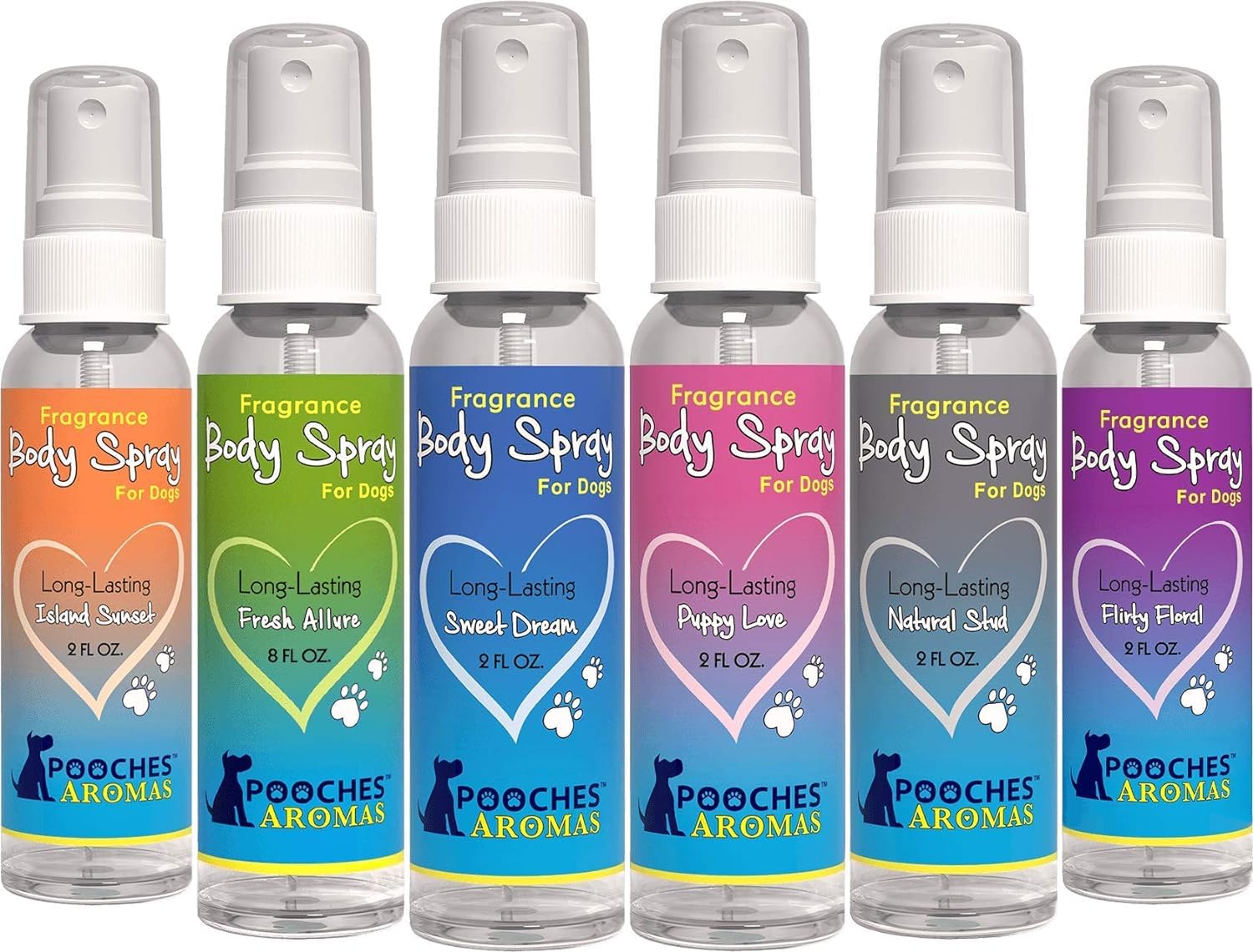 Pooches Aromas Natural Dog Cologne Premium Grooming Spray