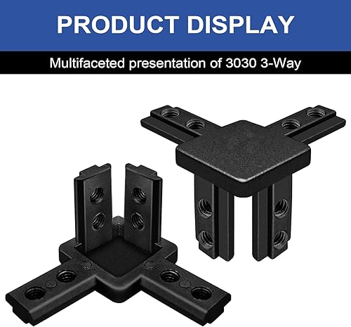 Miniatura 67 de 10 unids 2020 placa de extrusión de aluminio conector esquina L soporte 8020 V ranura hardware ranura T accesorios con tuercas en T y tornillos